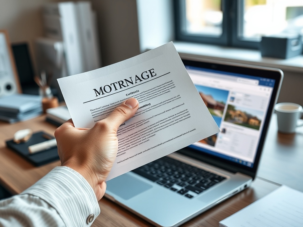 Документ с заголовком «MOTRANGE» на фоне ноутбука и рабочего стола. Обстановка офисная.
